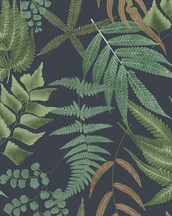 Midsummer Fern Navy Wallpaper - 107881_TILE_01.jpg