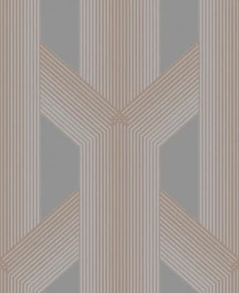 Lagom Geo Grey & Rose Gold Wallpaper - 106761_TILE_LAGOM GREY ROSE GOLD_01.jpg