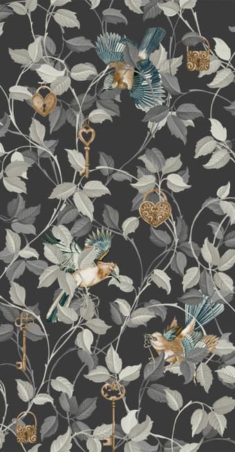 Lock & Key Charcoal Wallpaper - 115051_TILE_LOCK & KEY CHARCOAL_01.jpg