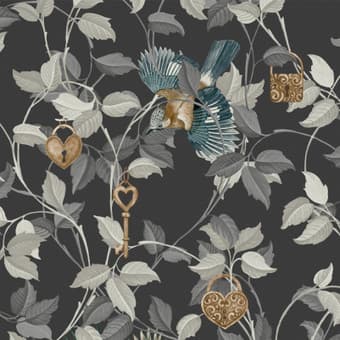 Lock & Key Charcoal Wallpaper - 115051_TILE_LOCK & KEY CHARCOAL_01.jpg