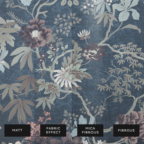 Kimono Teal Bespoke Mural substrate information