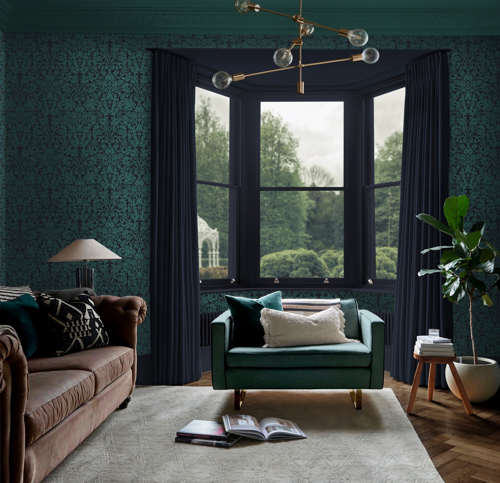 Hartley Damask Teal Wallpaper - 120624_ROOMSET_HARTLEY DAMASK NAVY_01.jpg