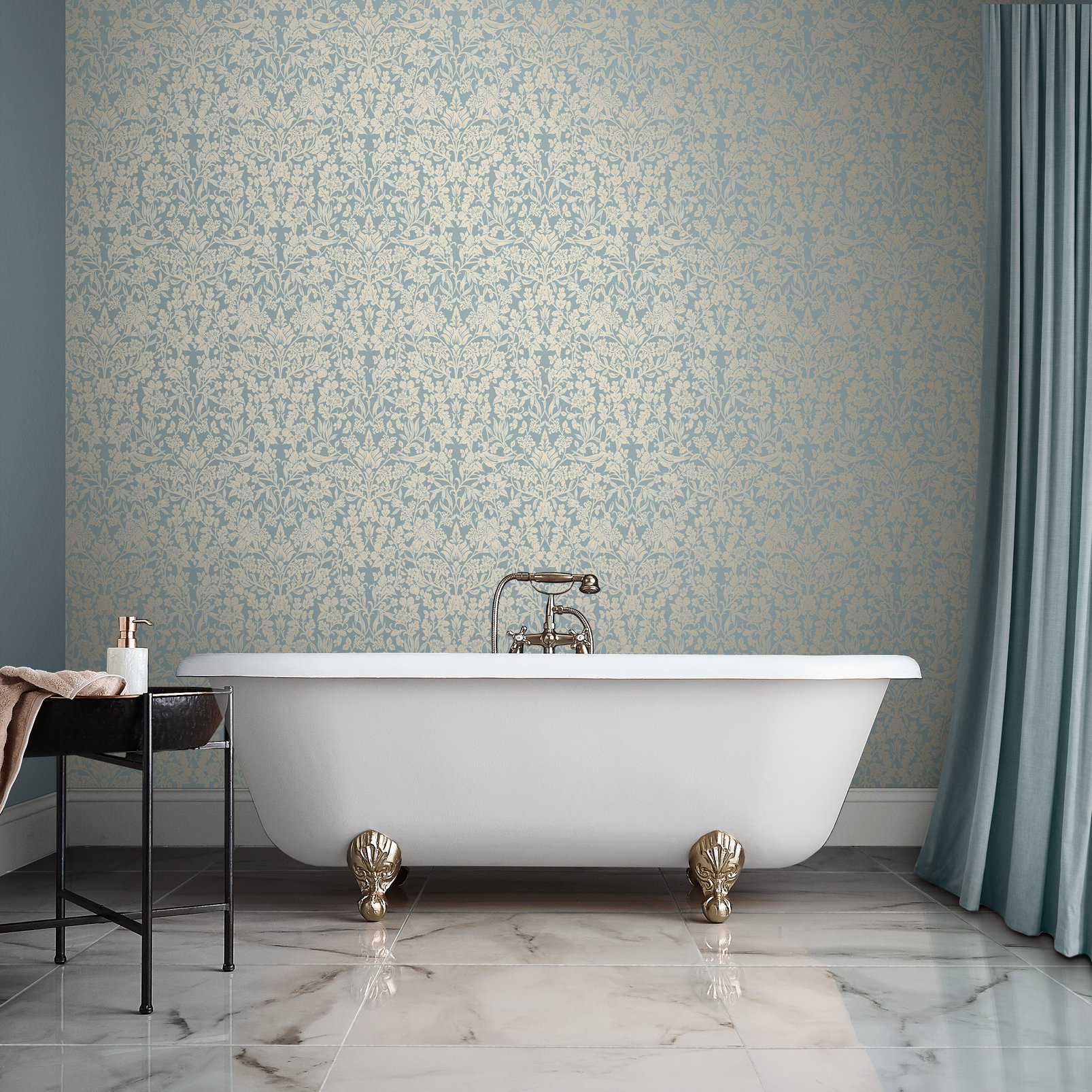Hartley Damask Light Blue Wallpaper - 120627_ROOMSET_HARTLEY DAMASK DUCK EGG_01.jpg