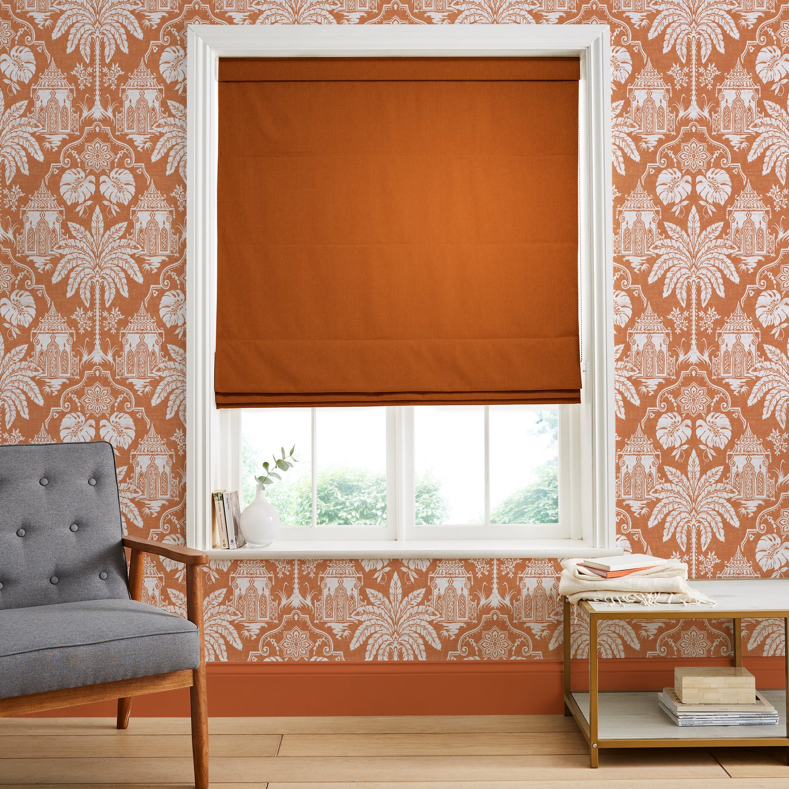 Opulence Orange Roman Blind - 121209rom_ROOMSET_01.jpg