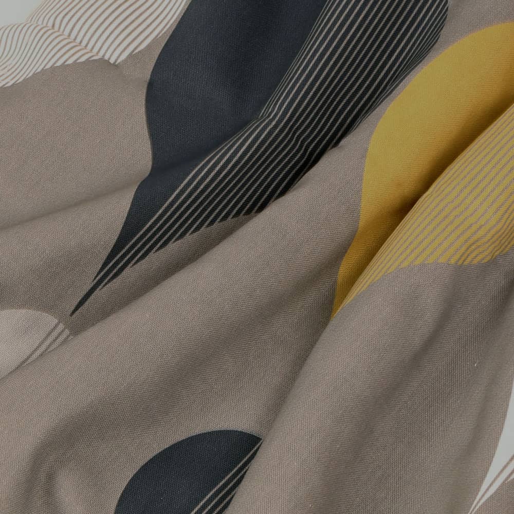 Coronation Craze Slate Roman Blind