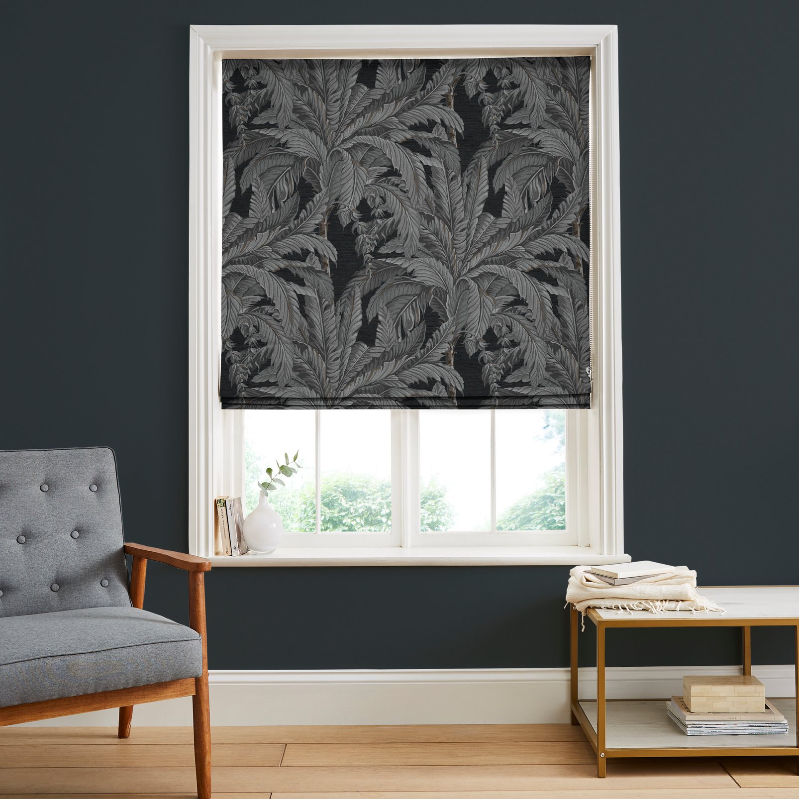 Daintree Palm Sterling Roman Blind - 121234rom_ROOMSET_01.jpg