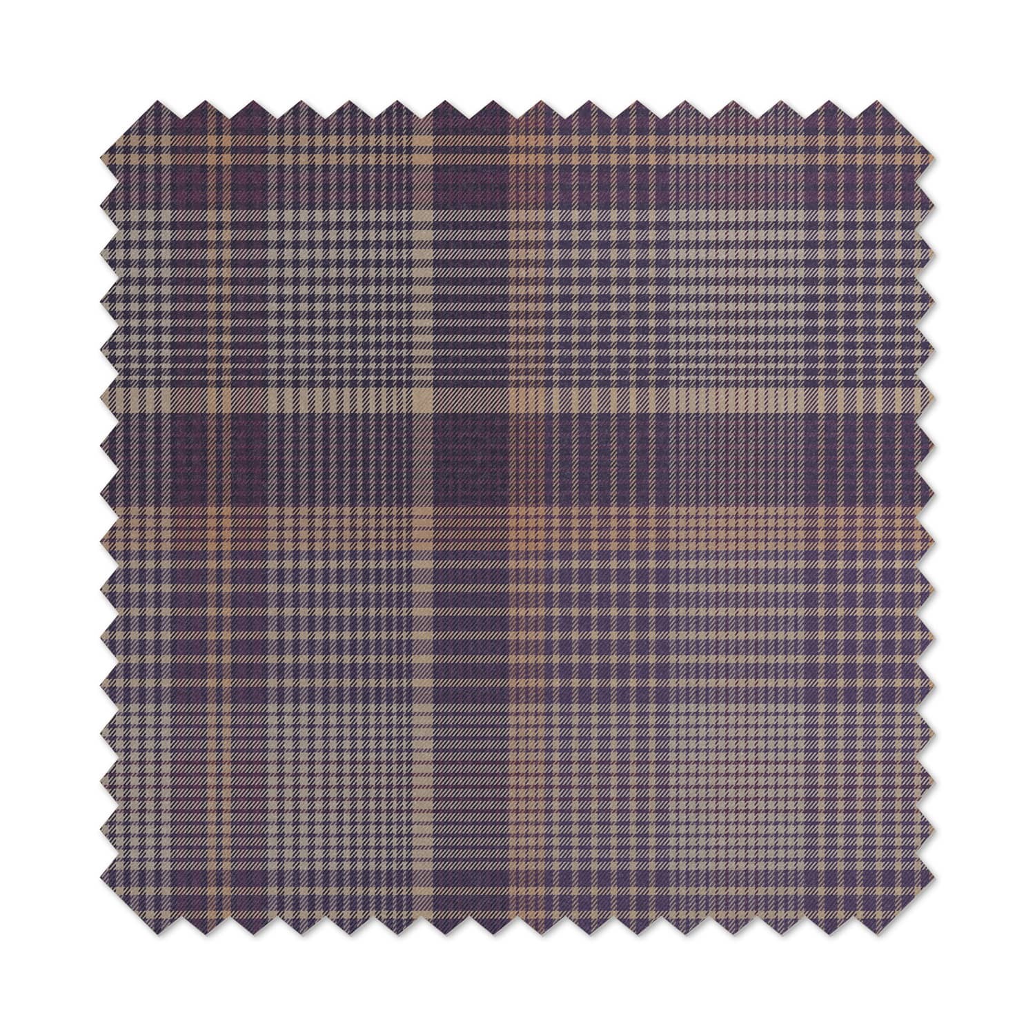 Heritage Plaid Plum Roller Blind