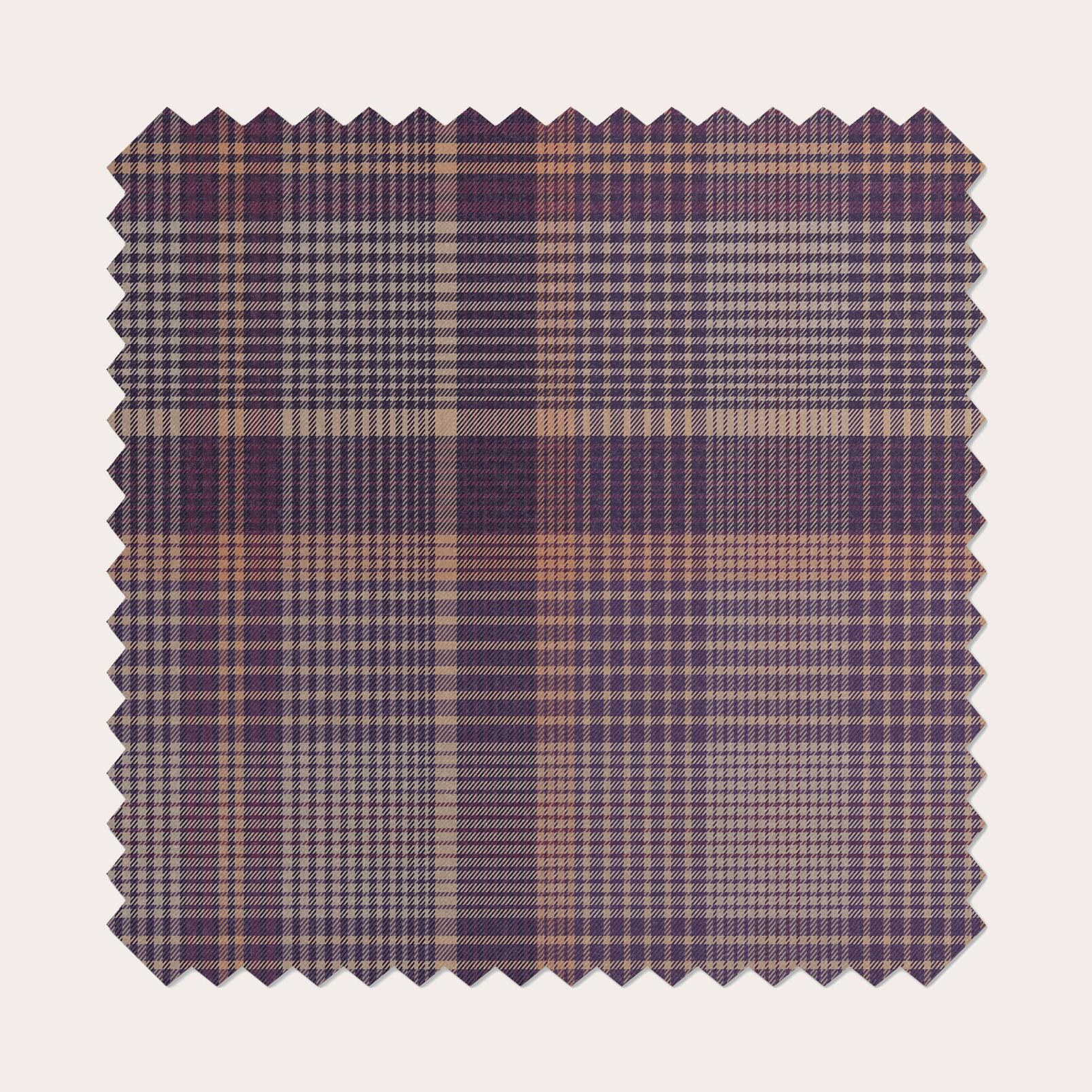 Heritage Plaid Plum Roller Blind - 121281rol_TILE_01.jpg