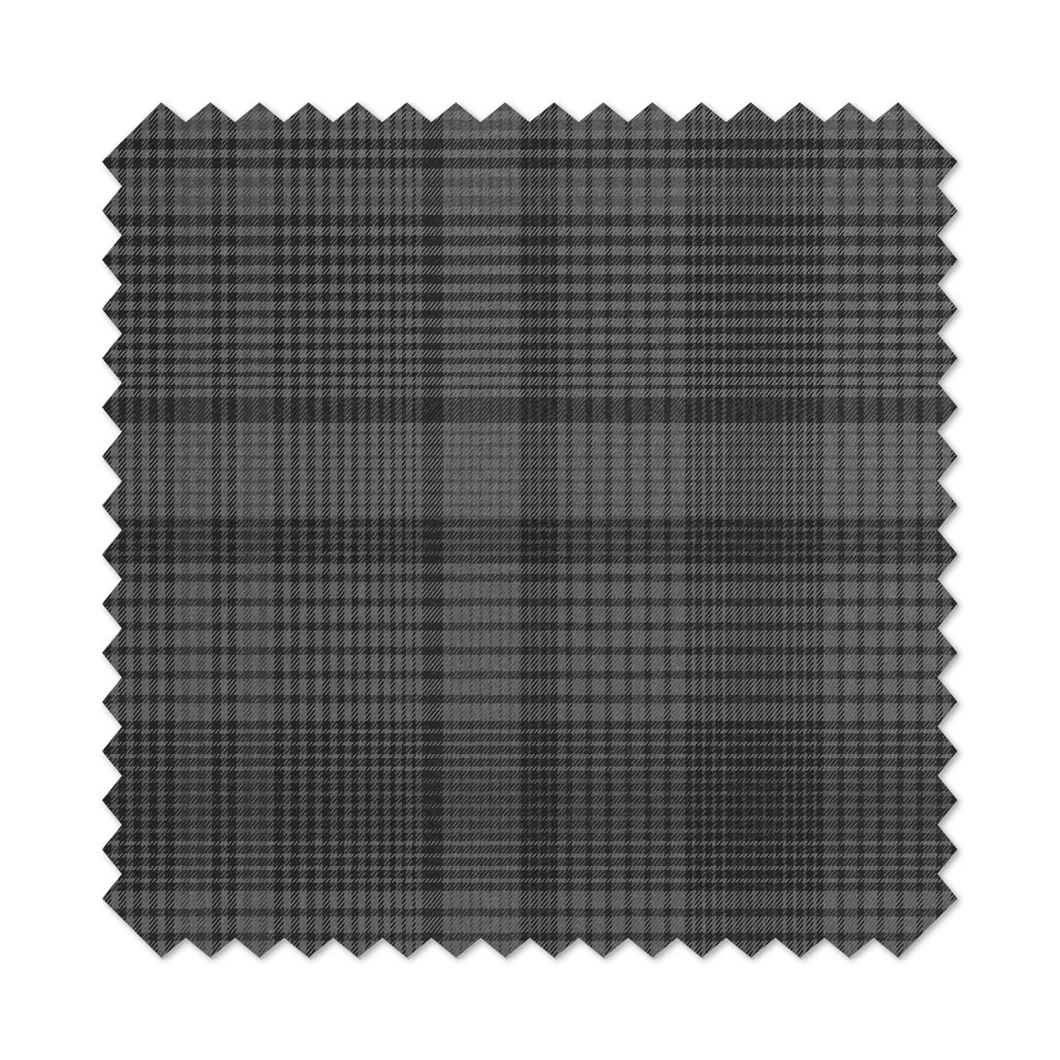 Heritage Plaid Charcoal Light Filtering Sample