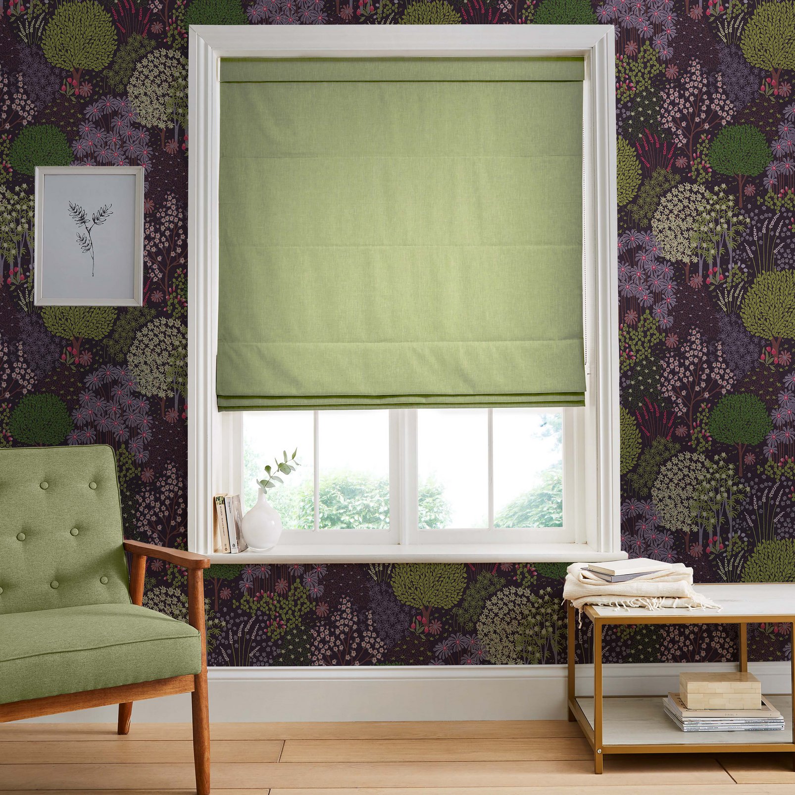 Campanile Dusky Green Roman Blind - 116064rom_ROOMSET_01.jpg