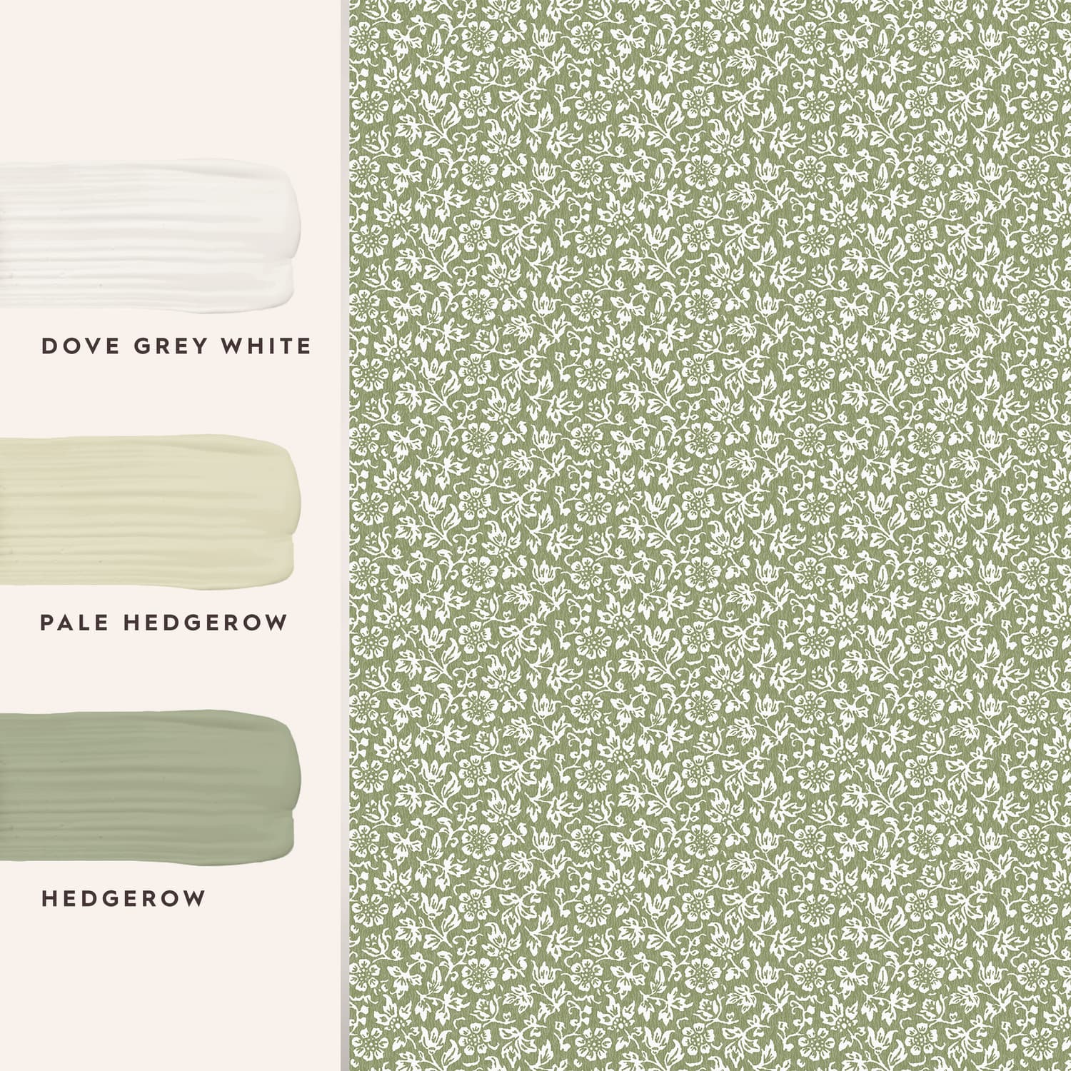 Laura Ashley Sweet Alyssum Moss Green Wallpaper