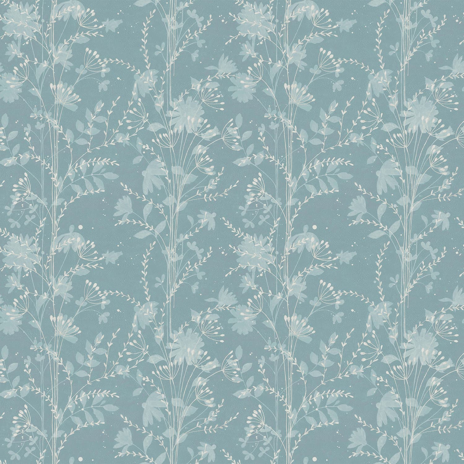 Laura Ashley Fennelton Pale Newport Blue Wallpaper
