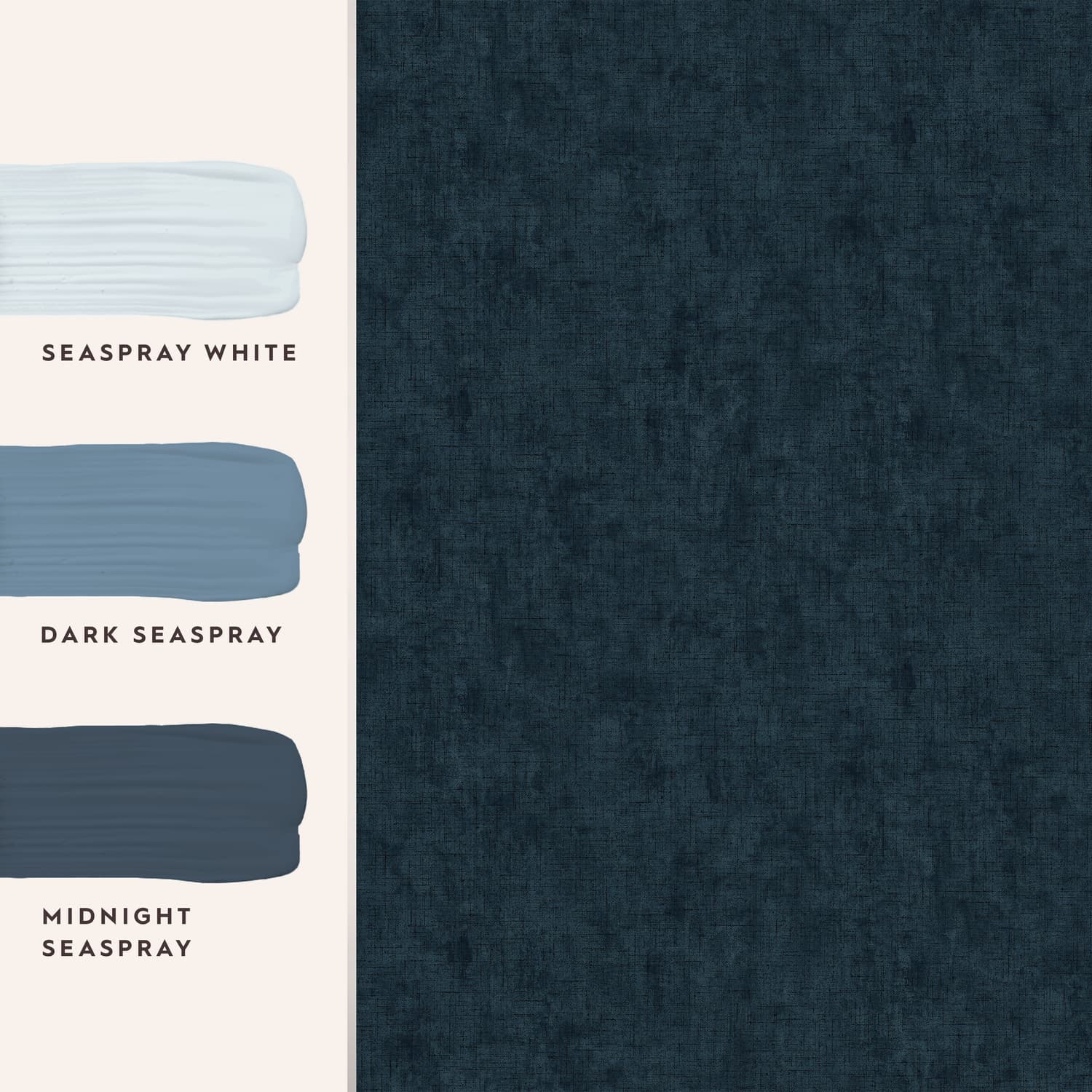 Laura Ashley Plain Midnight Seaspray Wallpaper
