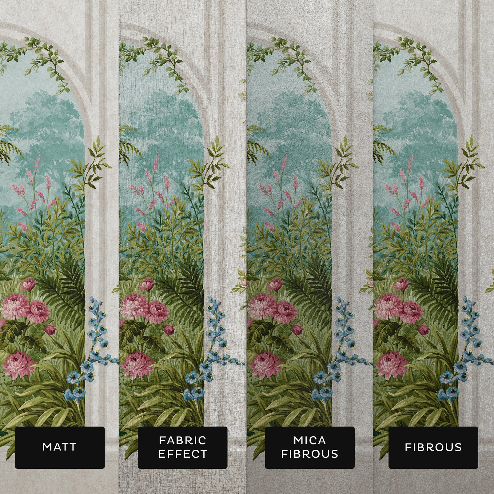 Angkor Jungle Day Bespoke Mural substrate information