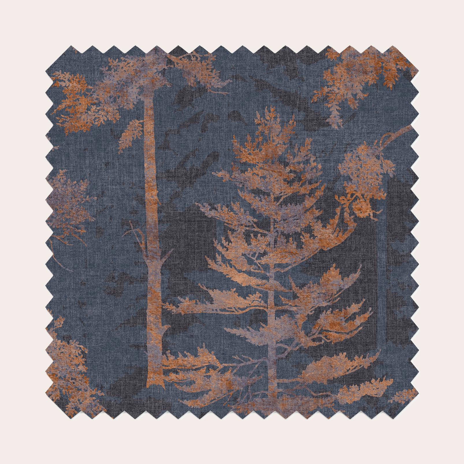 Norse Forest Navy & Bark Roller Blind - 122508rol_TILE_01.jpg