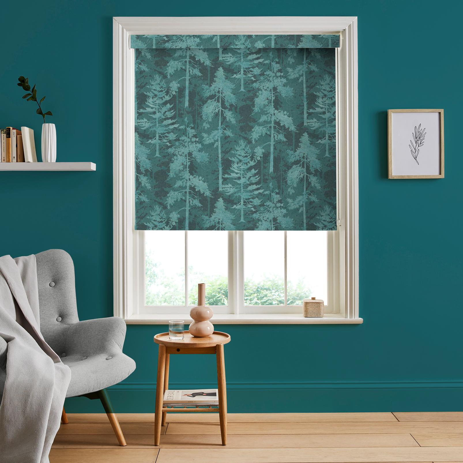 Norse Forest Soft Teal Roller Blind - 122511rol_ROOMSET_01.jpg