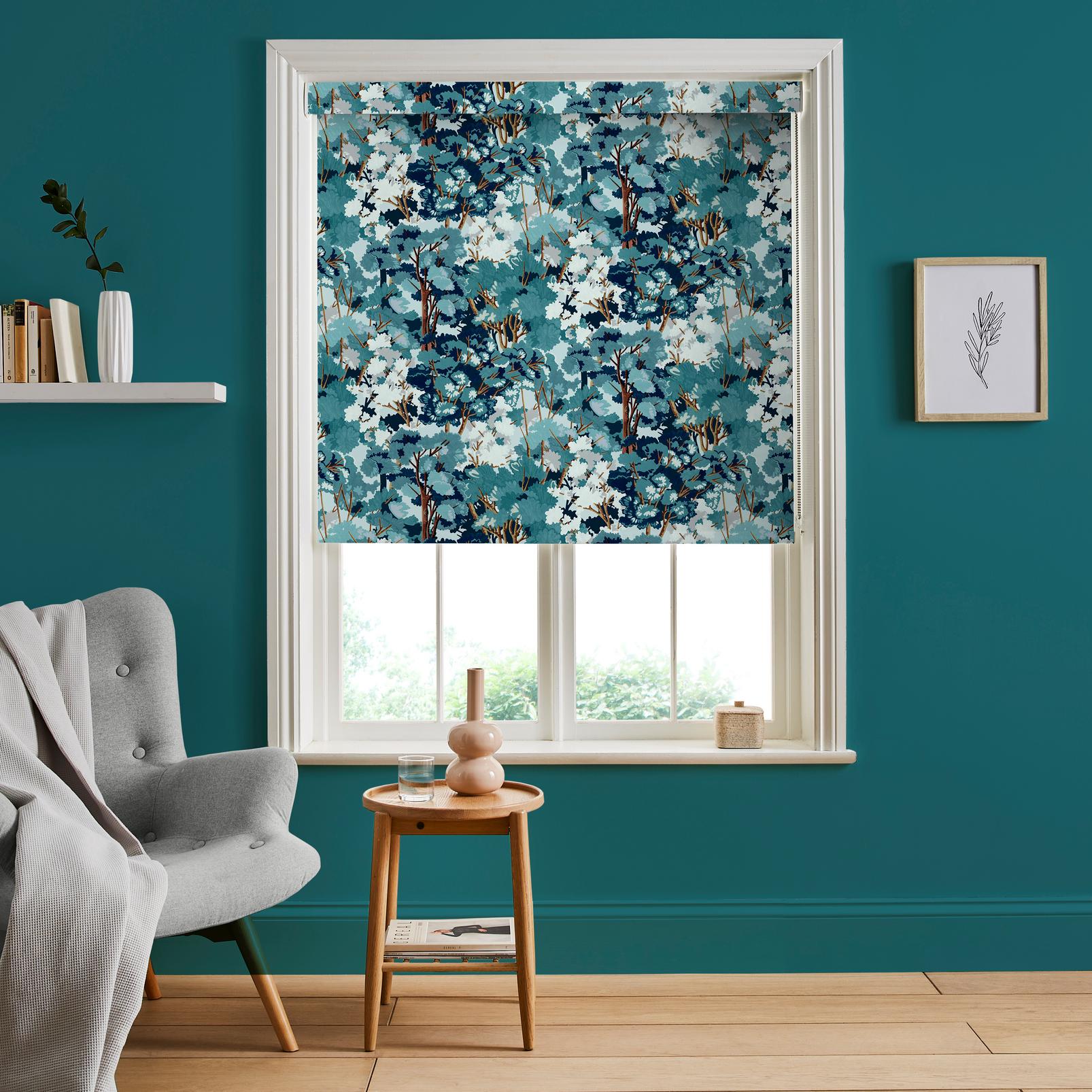 Folklore Tree Blue Roller Blind - 122574rol_ROOMSET_01.jpg