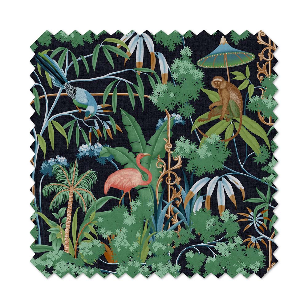 Curious Canopy Night Roller Blind