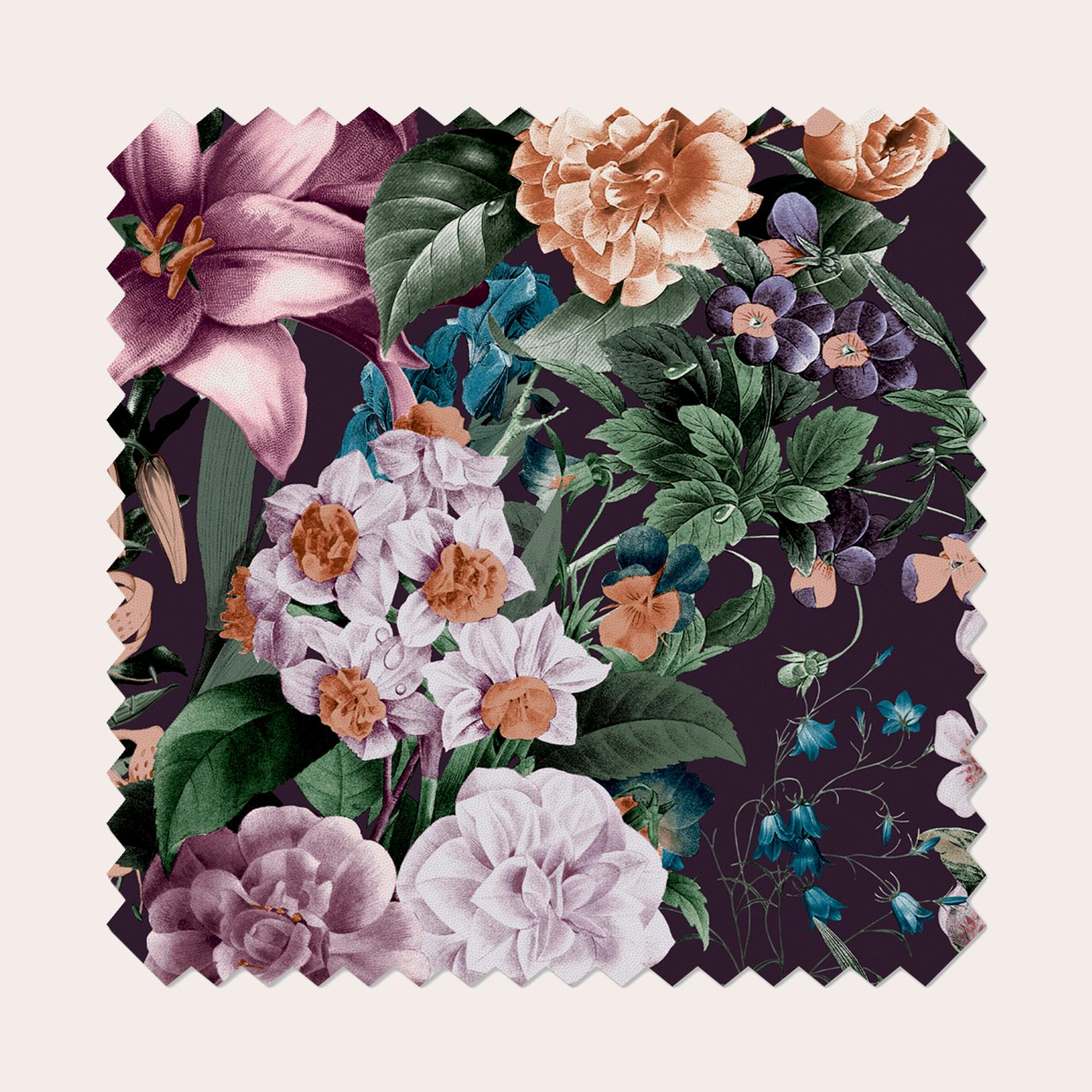 Glasshouse Flora Amethyst Roller Blind - 115292rol_TILE_01.jpg