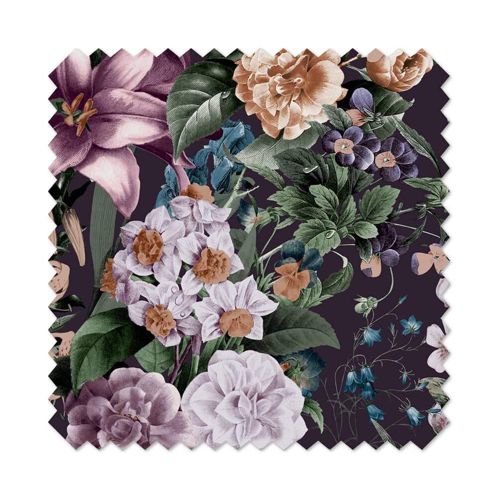 Glasshouse Flora Amethyst Roller Blind