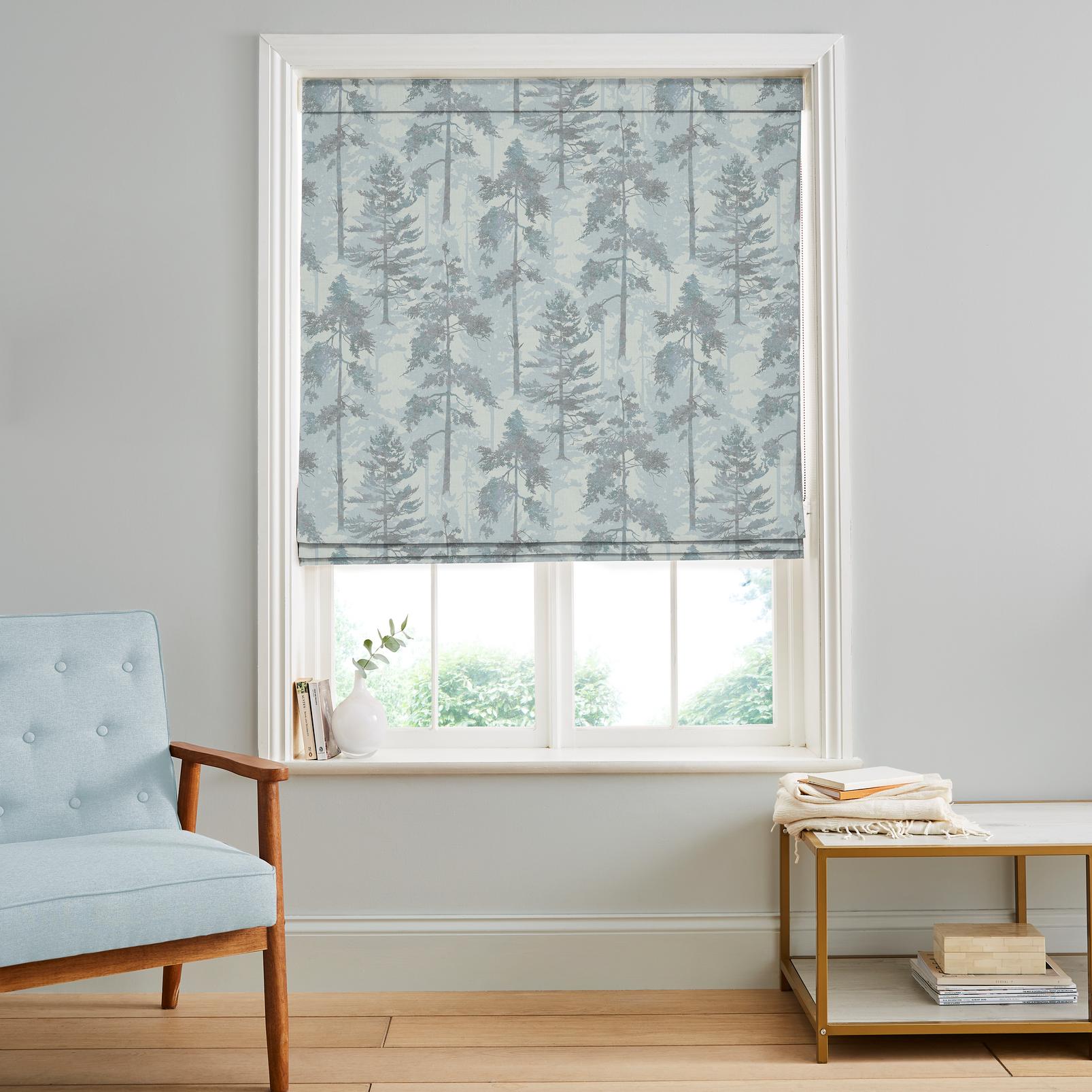 Norse Forest Soft Blue Roman Blind - 122447rom_ROOMSET_01.jpg