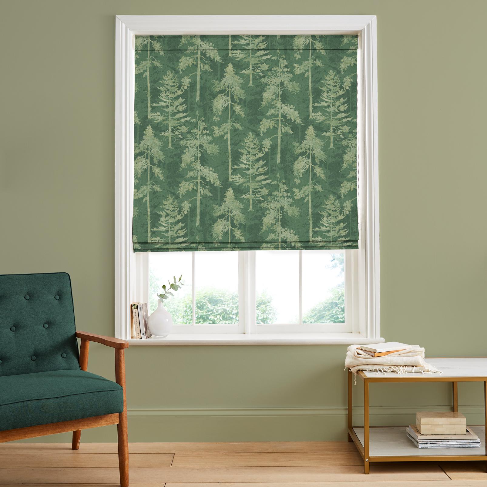 Norse Forest Soft Emerald Roman Blind - 122449rom_ROOMSET_01.jpg