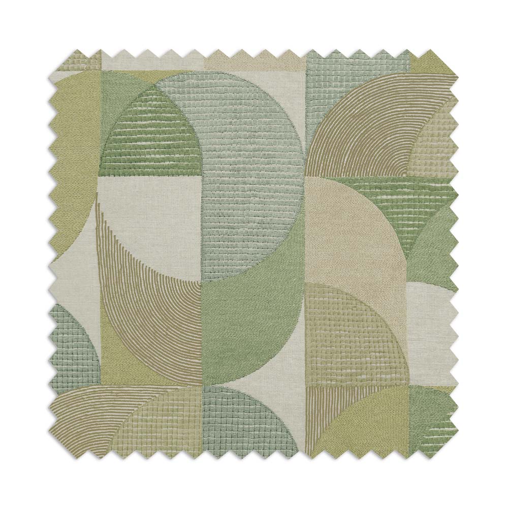 Stitch Craze Sage Roman Blind