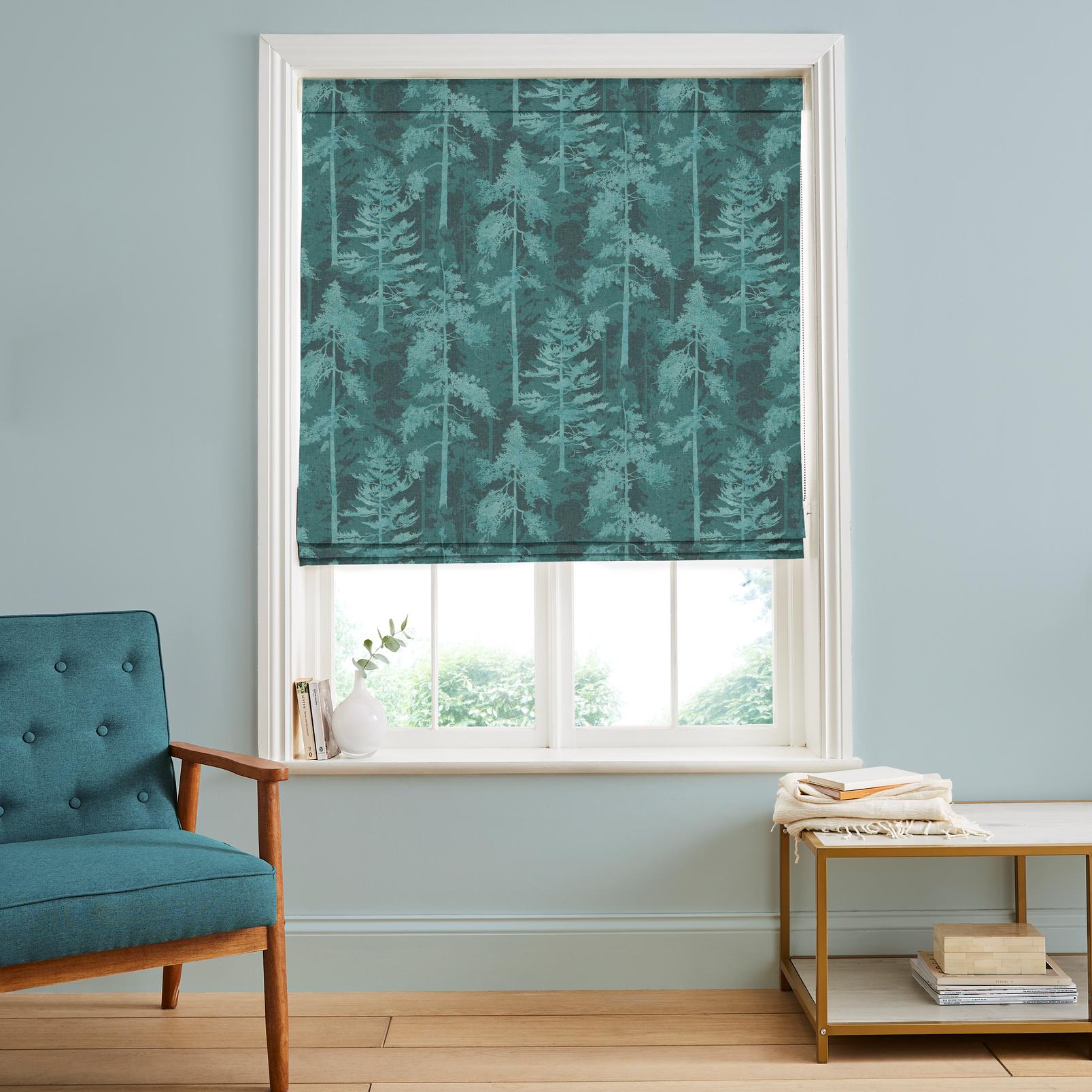 Norse Forest Soft Teal Roman Blind - 122452rom_ROOMSET_01.jpg