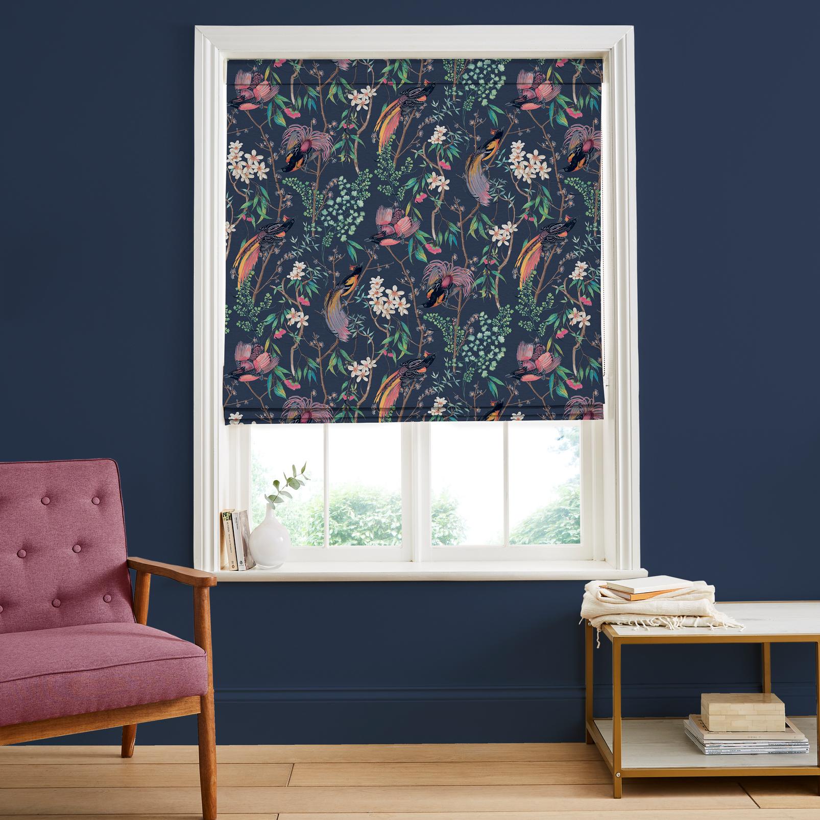 Clavering Birds Night Roman Blind - 122470rom_ROOMSET_01.jpg