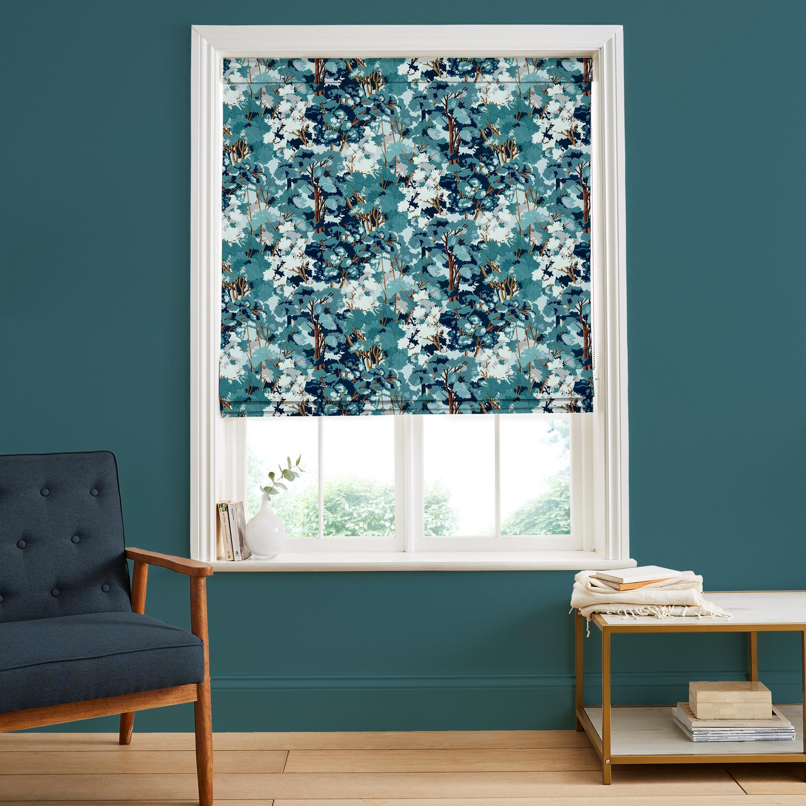 Folklore Tree Blue Roman Blind - 122473rom_ROOMSET_01.jpg