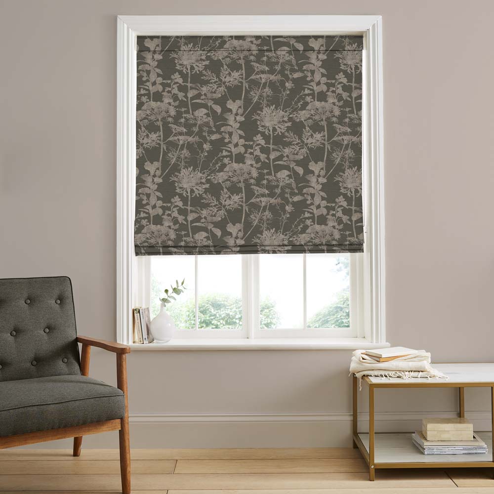 Esther Chocolate Roman Blind