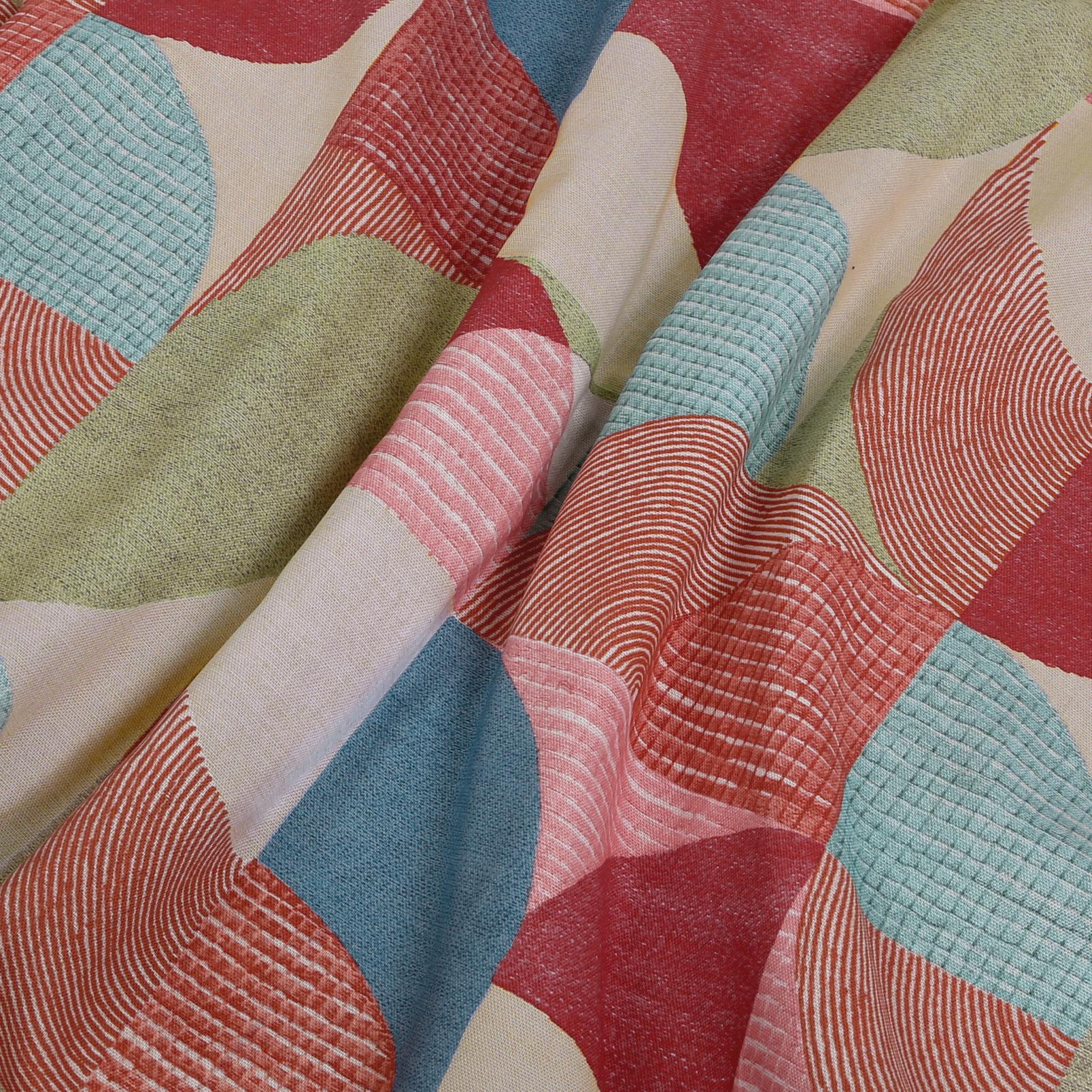 Stitch Craze Carnival Curtains fabric close up image