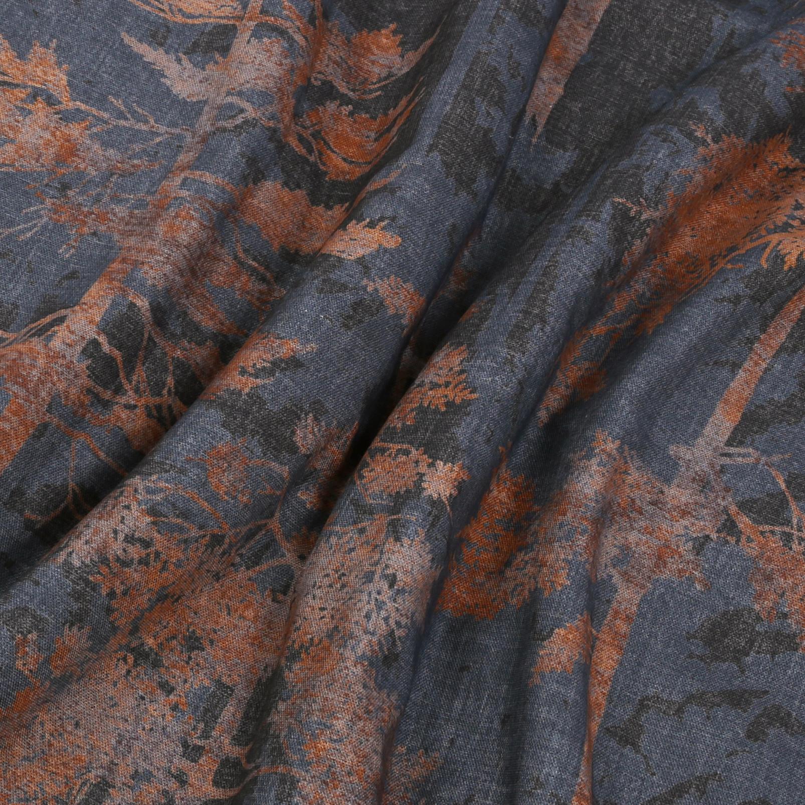 Norse Forest Navy & Bark Curtains - 122451cur_FABRIC_01.jpg