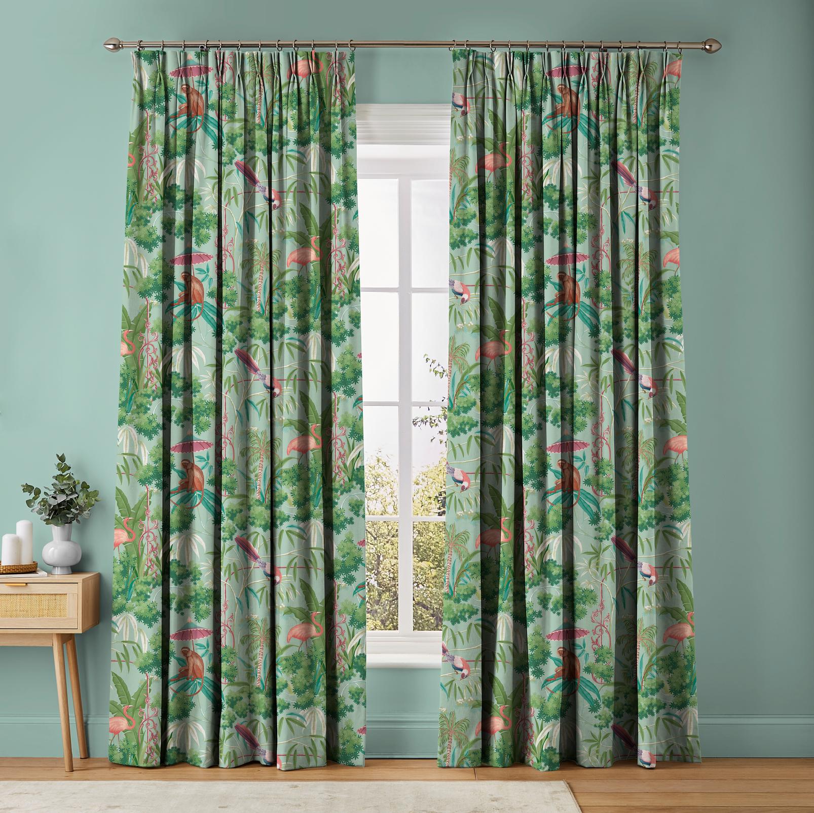 Curious Canopy Day Curtains in a Roomset