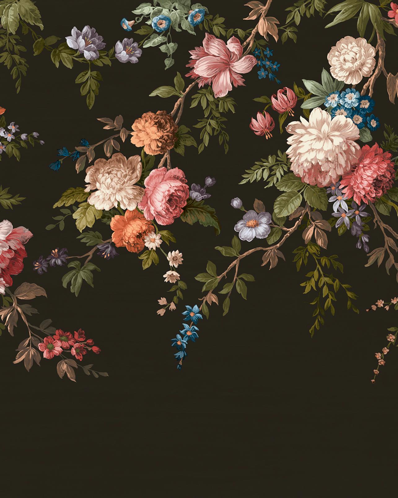 Hague Fleurs Black Bespoke Mural - 122032_TILE_01.jpg