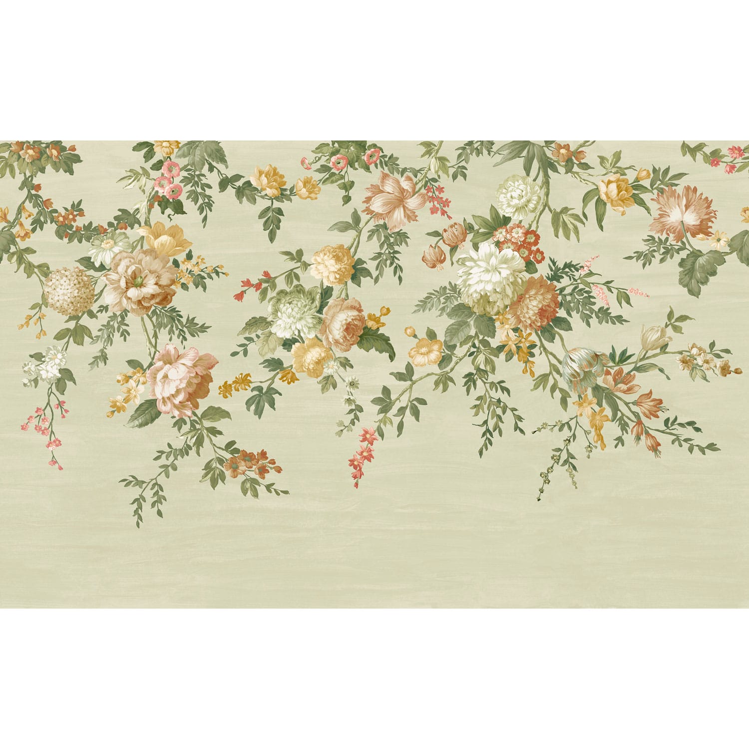Hague Fleurs Sage Bespoke Mural