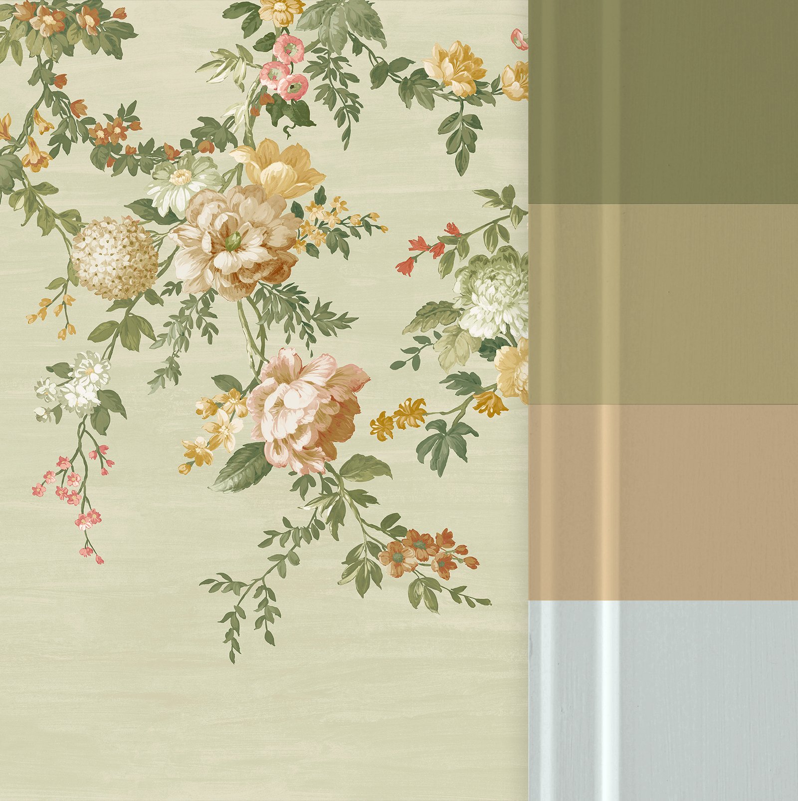 Hague Fleurs Sage Bespoke Mural - 122033_FLATLAY_01.jpg