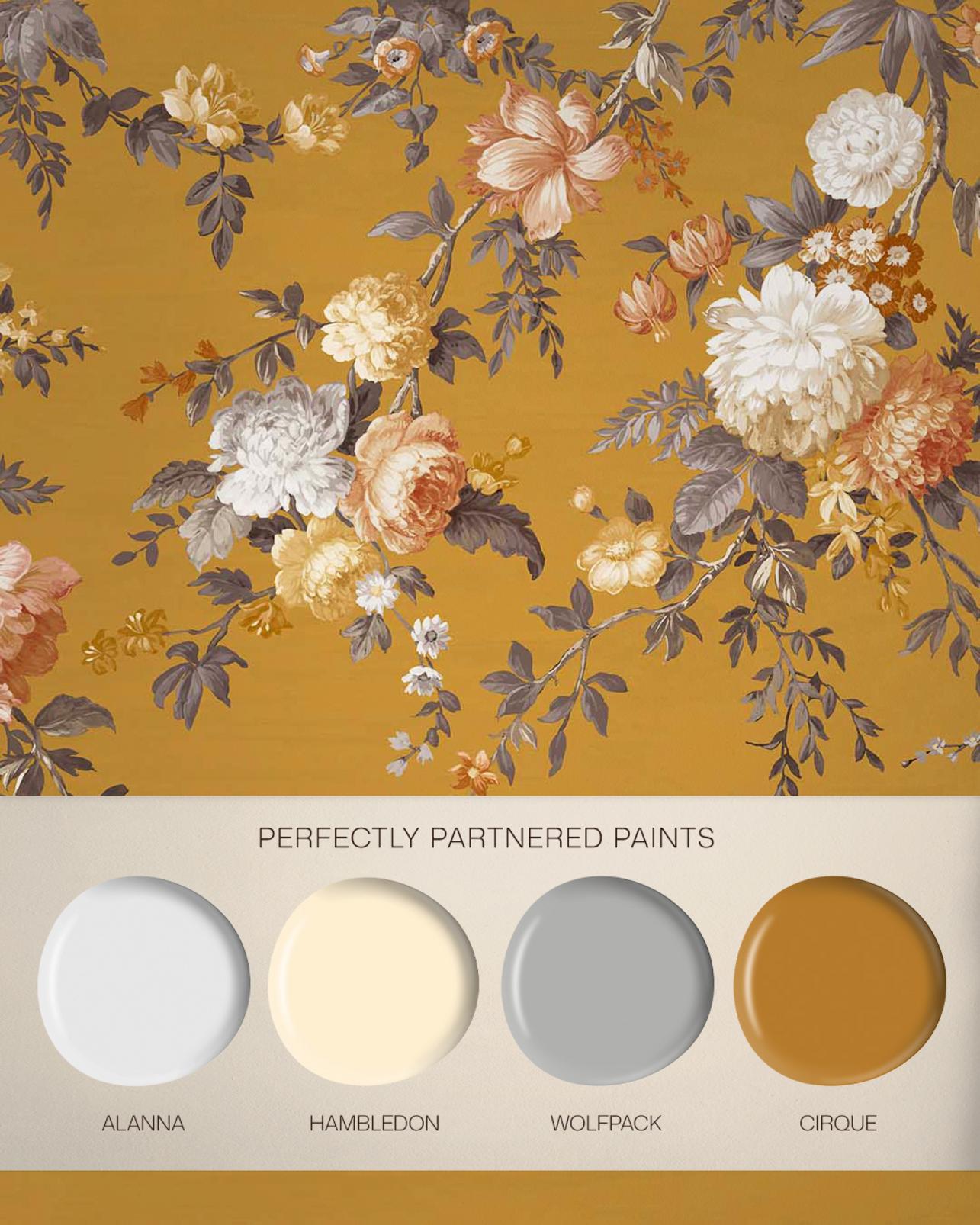 Hague Fleurs Mustard Bespoke Mural - 122036_FLATLAY.jpg
