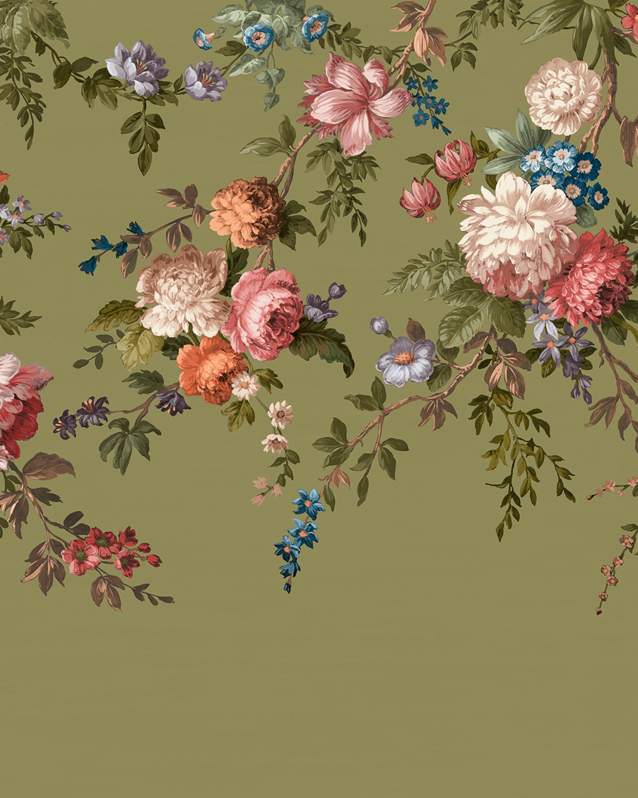 Hague Fleurs Olive Bespoke Mural - 122037_TILE_01.jpg