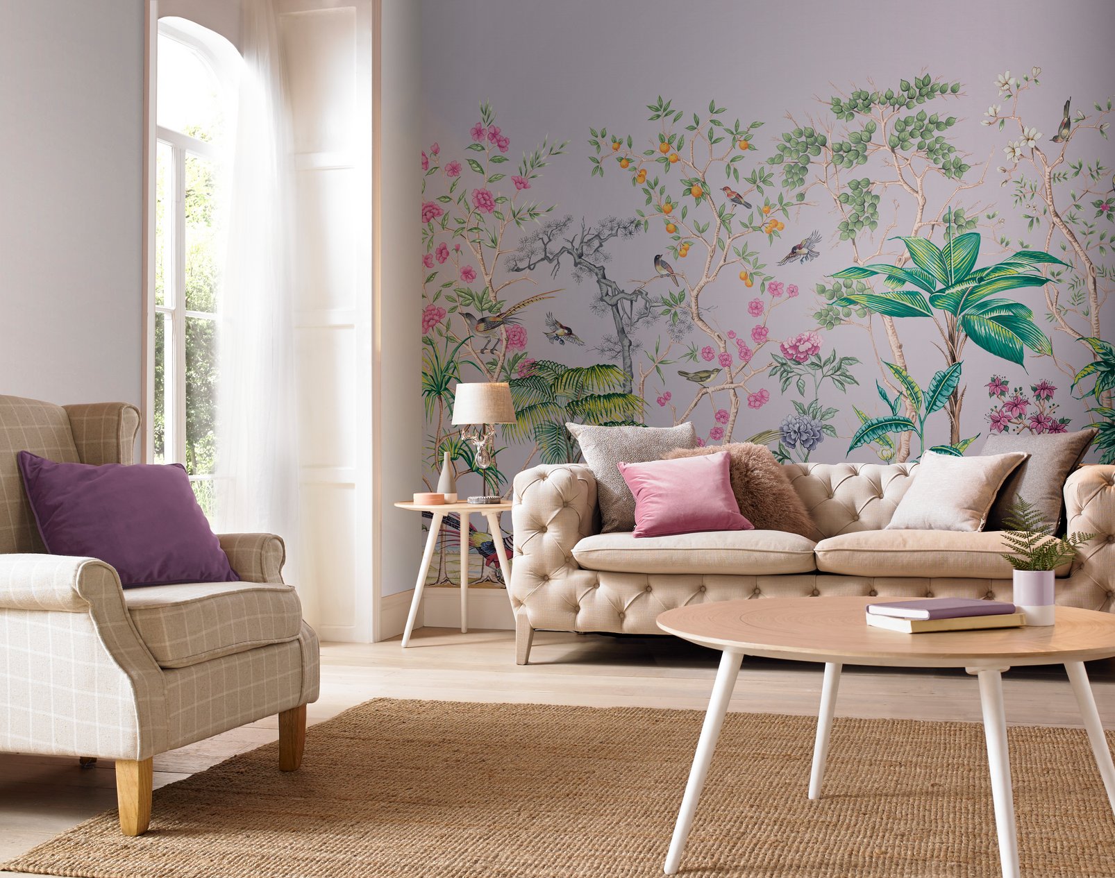 Mizuwonomu Tori Mauve Bespoke Mural - 122025_ROOMSET_01.jpg