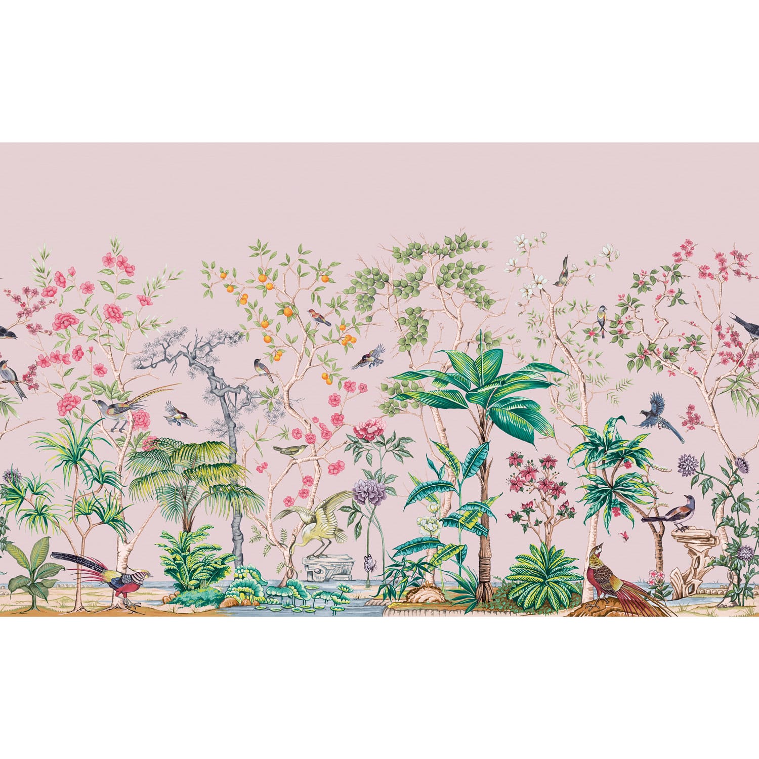 Mizuwonomu Tori Blush Bespoke Mural