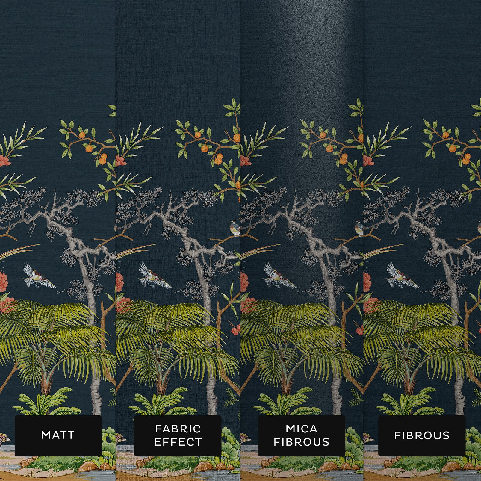 Mizuwonomu Tori Night Bespoke Mural substrate information