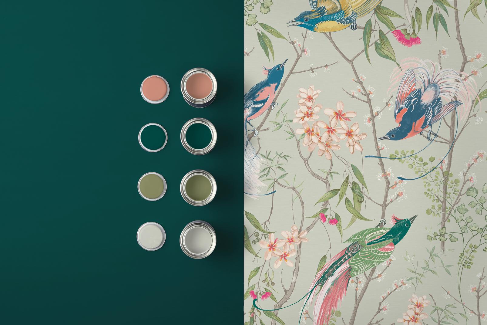 Clavering Birds Morning Sage Wallpaper - 121447_FLATLAY_01.jpg