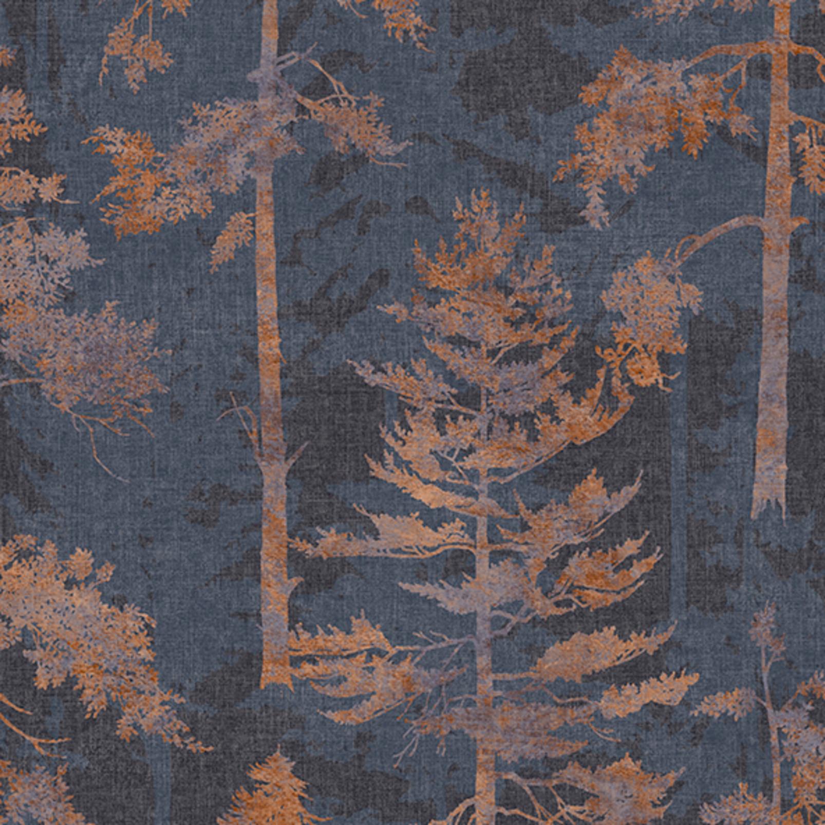 Norse Forest Navy & Bark Wallpaper - 121427_TILE_01.jpg
