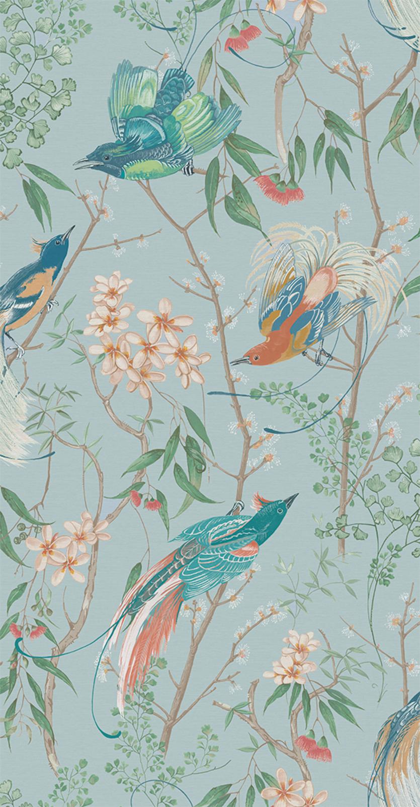 Clavering Birds Noon Sky Wallpaper - 121449_TILE_01.jpg