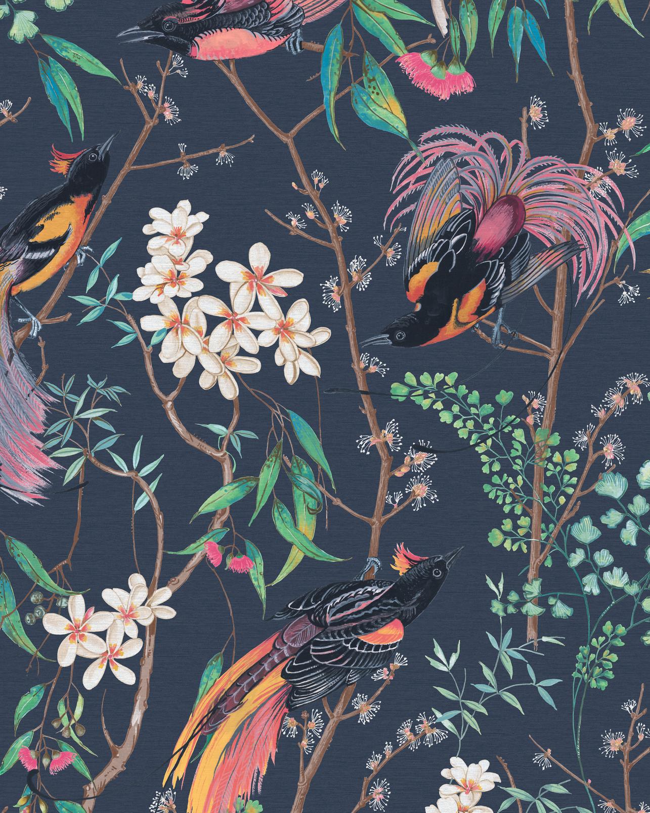 Clavering Birds Night Wallpaper - 121450_TILE_01.jpg