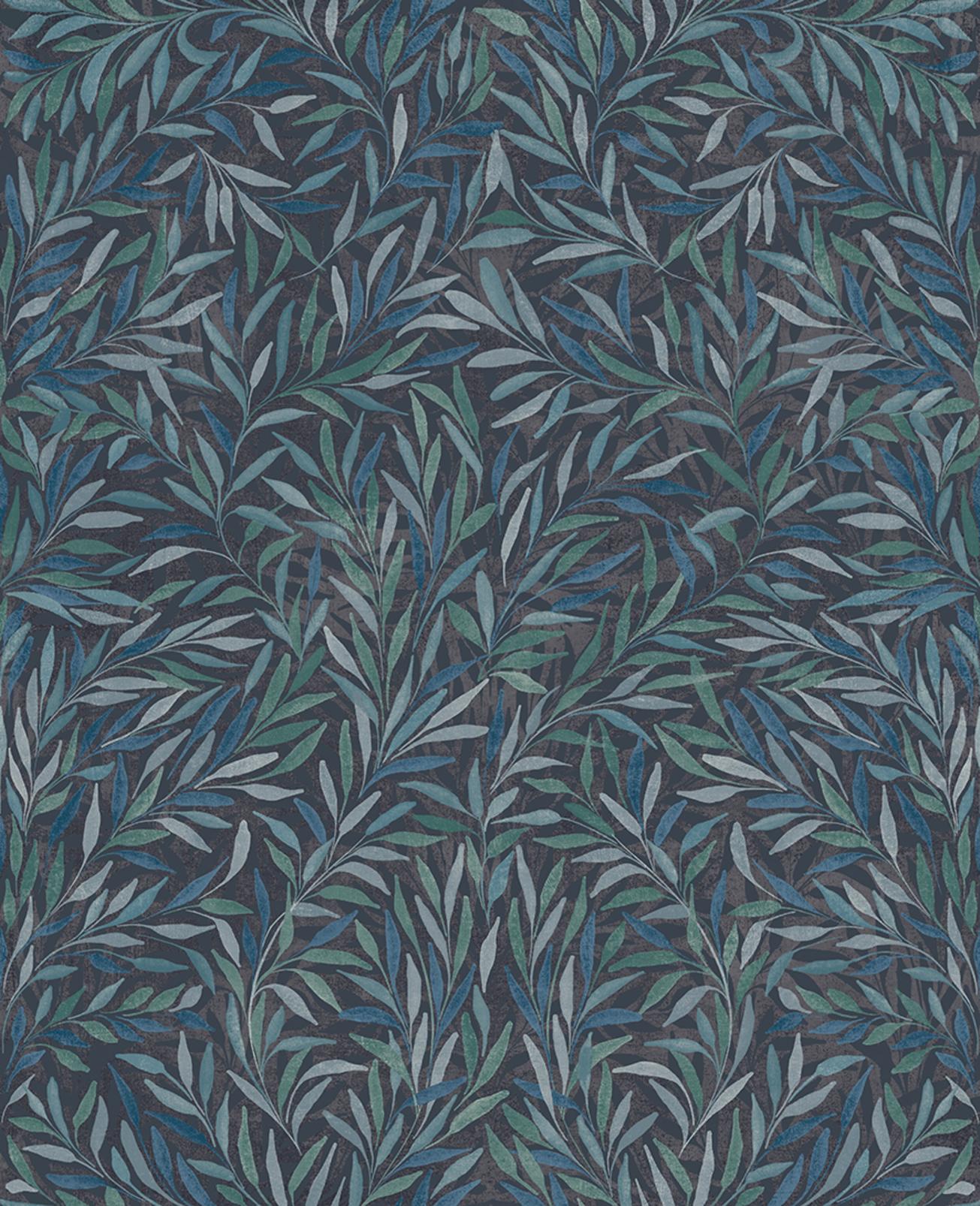 Salix Leaves Navy Wallpaper - 121440_TILE_01.jpg