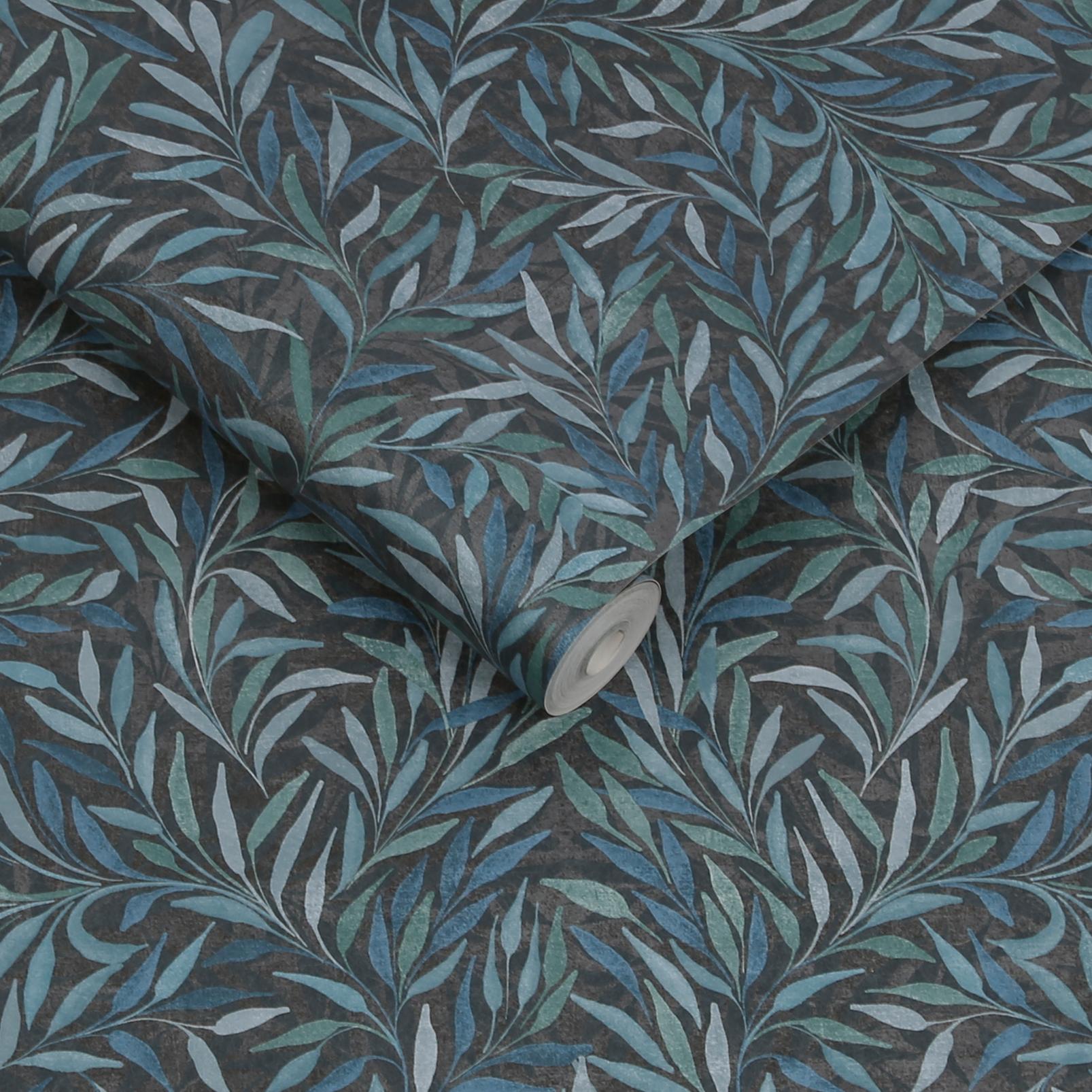 Salix Leaves Navy Wallpaper - 121440_ROLLSHOT_01.jpg