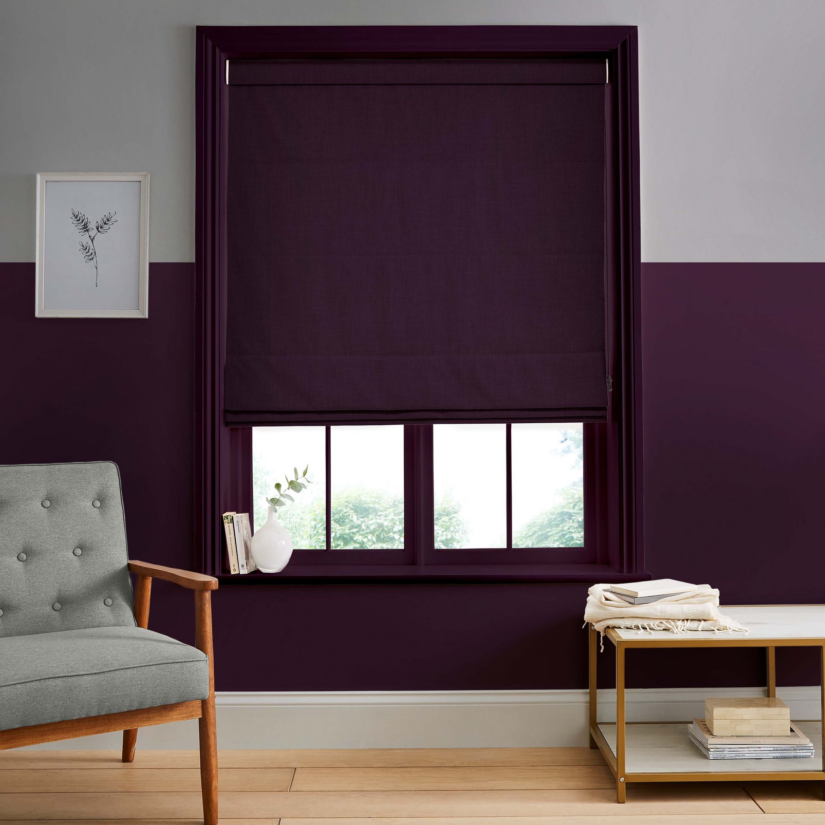 Campanile Damson Purple Roman Blind - 116063rom_ROOMSET_01.jpg