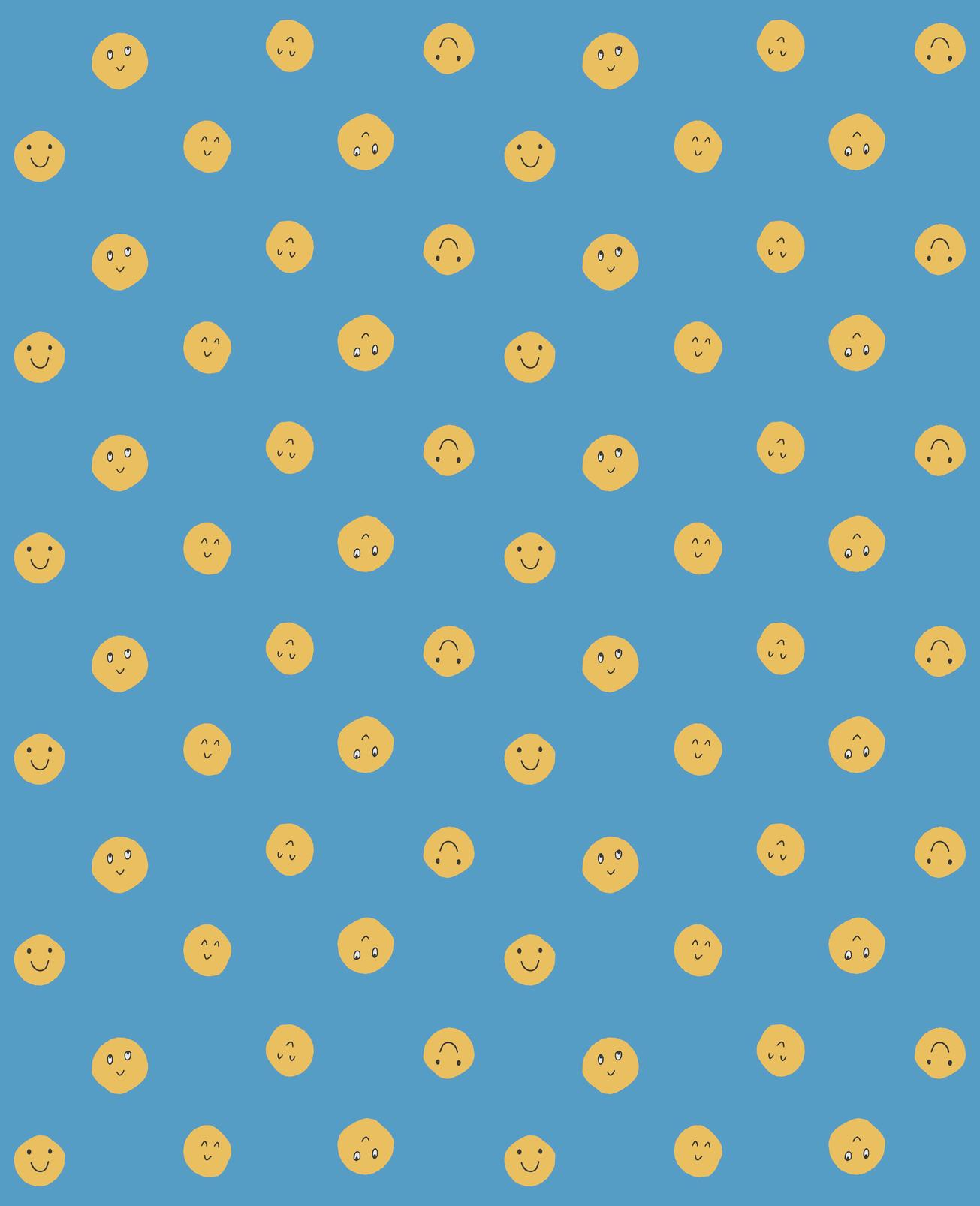 Happy News Smiles Blue Wallpaper - 122638_TILE_01.jpg